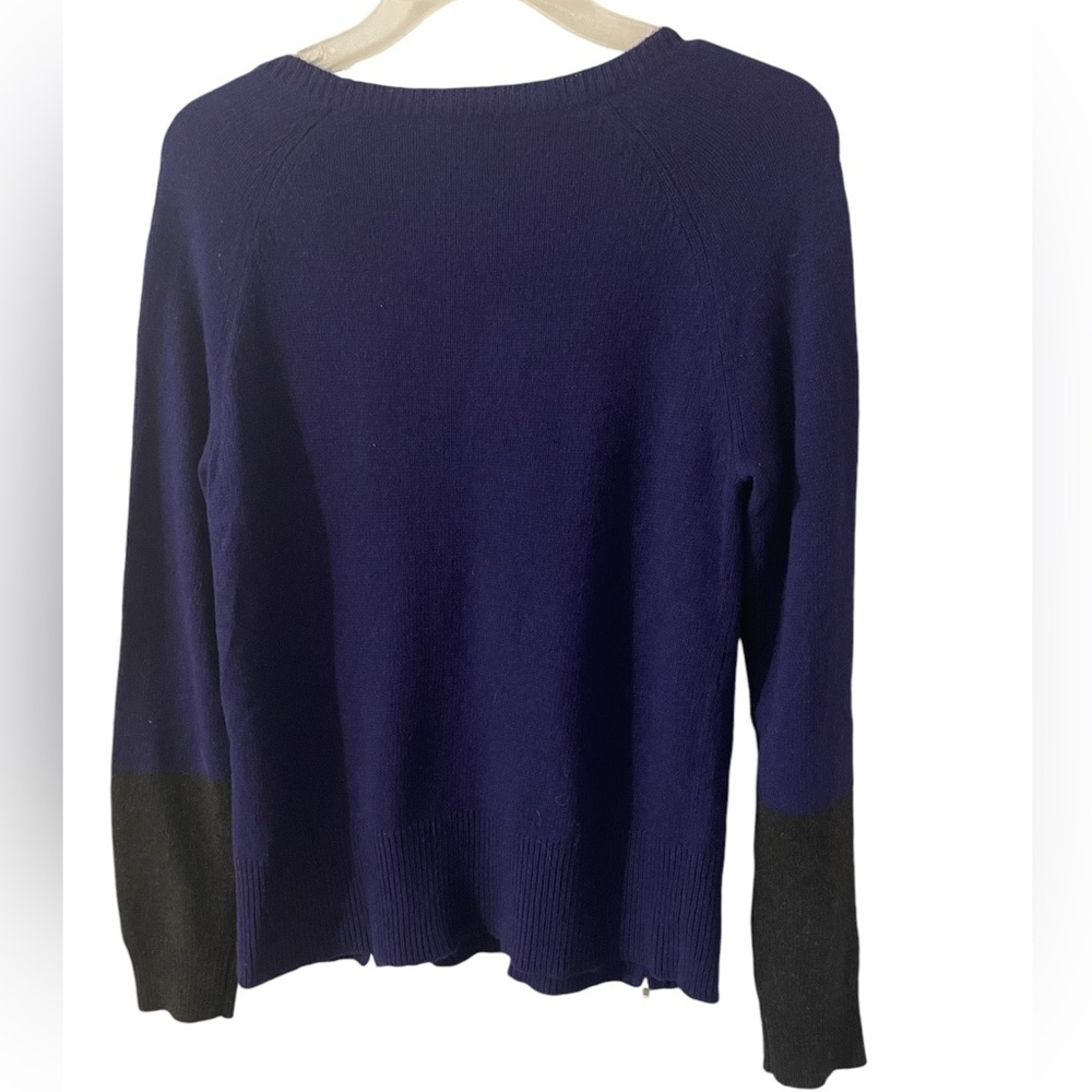 EILEEN FISHER Ultramarine Blue Charcoal Yak Merino - Picture 2 of 3